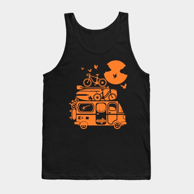 Campervan holiday family vacation Tank Top by mailboxdisco